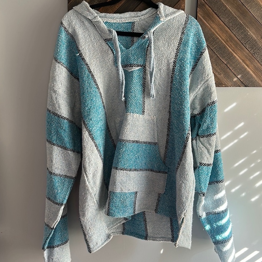 Oversized Hooded Beachy Pullover